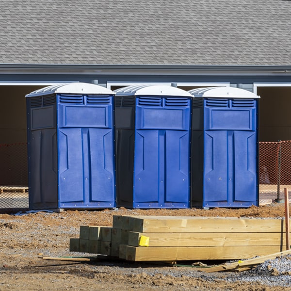 are there any restrictions on where i can place the porta potties during my rental period in Round Valley CA